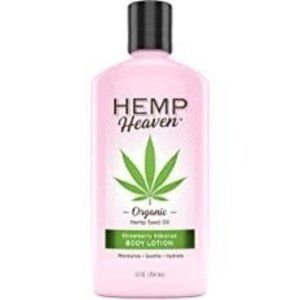 Hemp Heaven Organic Hemp Seed Oil Body Lotion (12 Ounces) - Strawberry Hibiscus